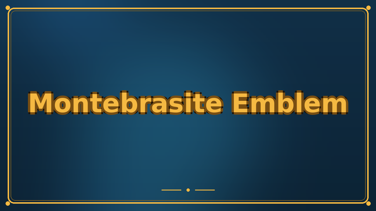 Montebrasite Emblem